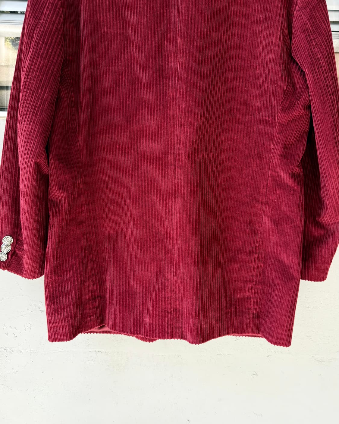 VERSACE corduroy button point red blazer 상품이미지6