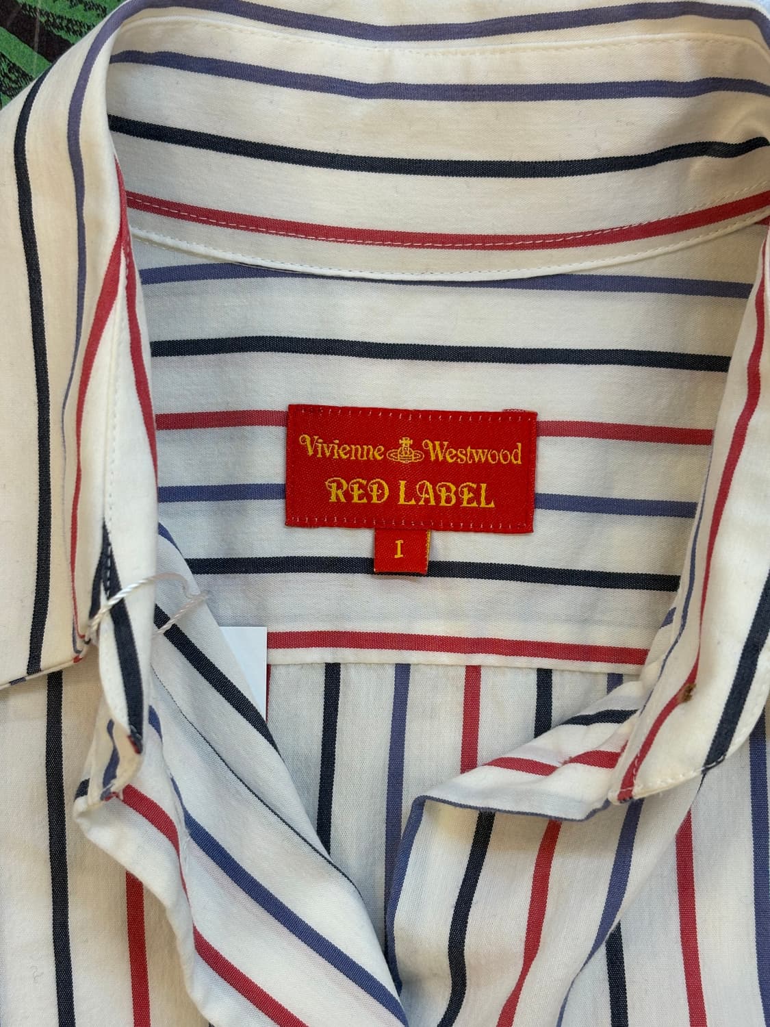 비비안 웨스트우드 레드라벨 스트라이프 셔츠 상품이미지3