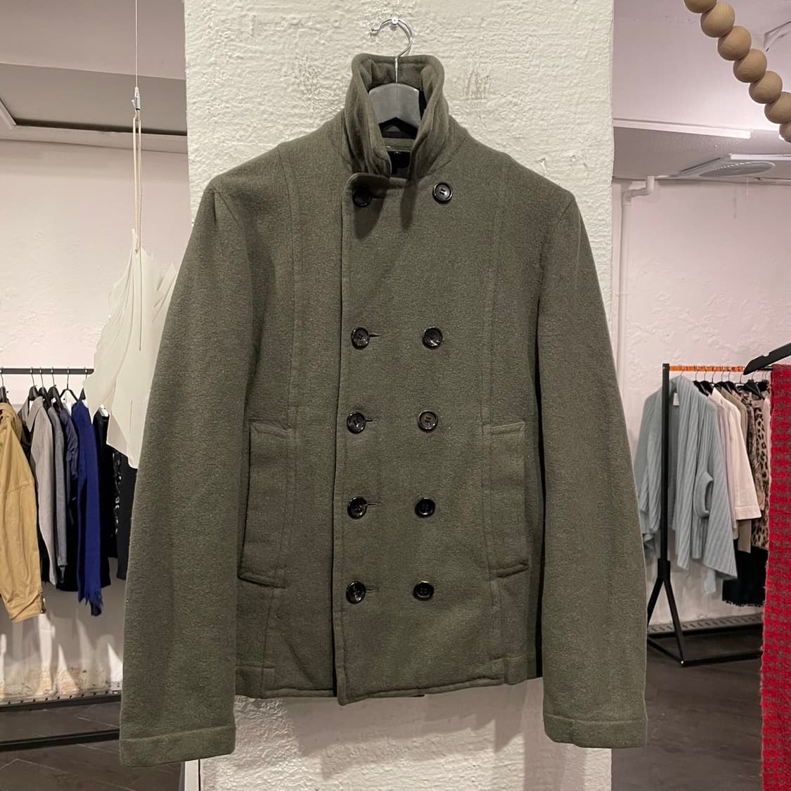 꼼데가르송 옴므플러스 축융 울 피코트 상품이미지1