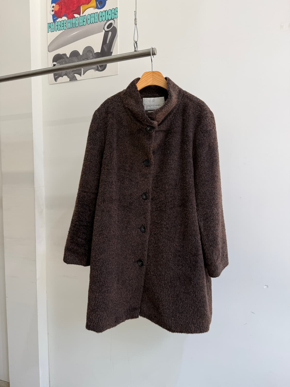 PARIENNE (Made in Japan) 울 모헤어 블렌드 코트  상품이미지1