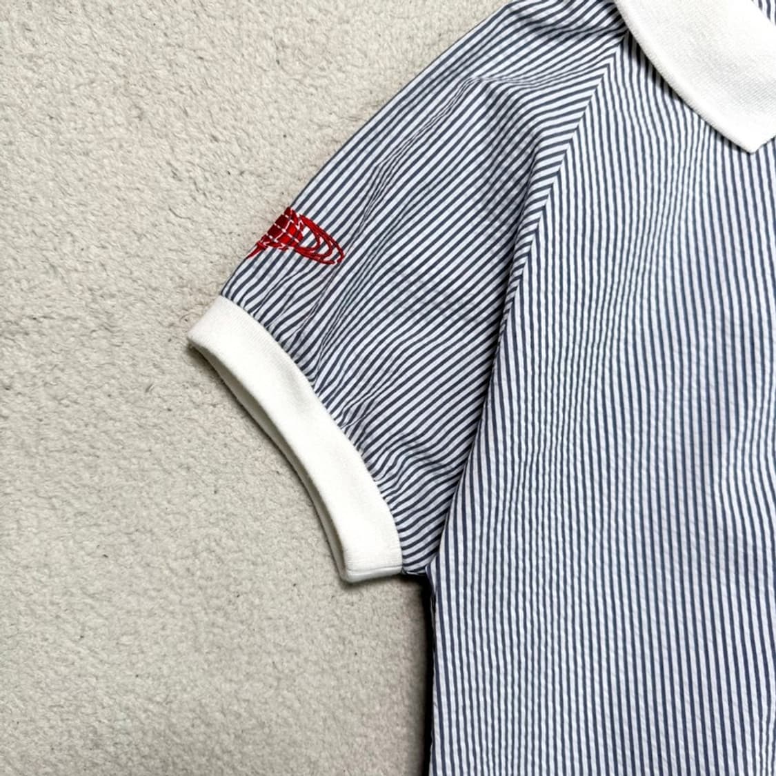 BEAMS GOLF 스트라이프 반팔 카라티 상품이미지6