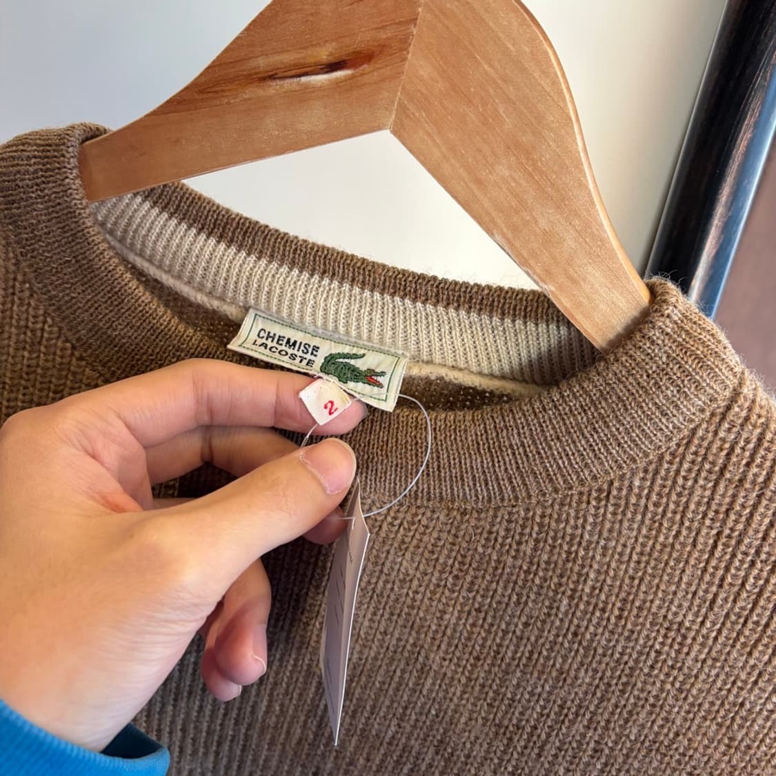 15689 - 라코스테 베이지 니트 상품이미지5