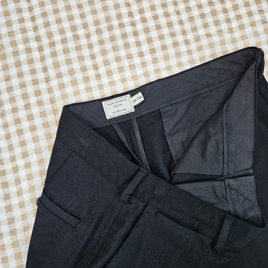 클럽모나코 울100 밴딩 조거팬츠 남자33 상품이미지2