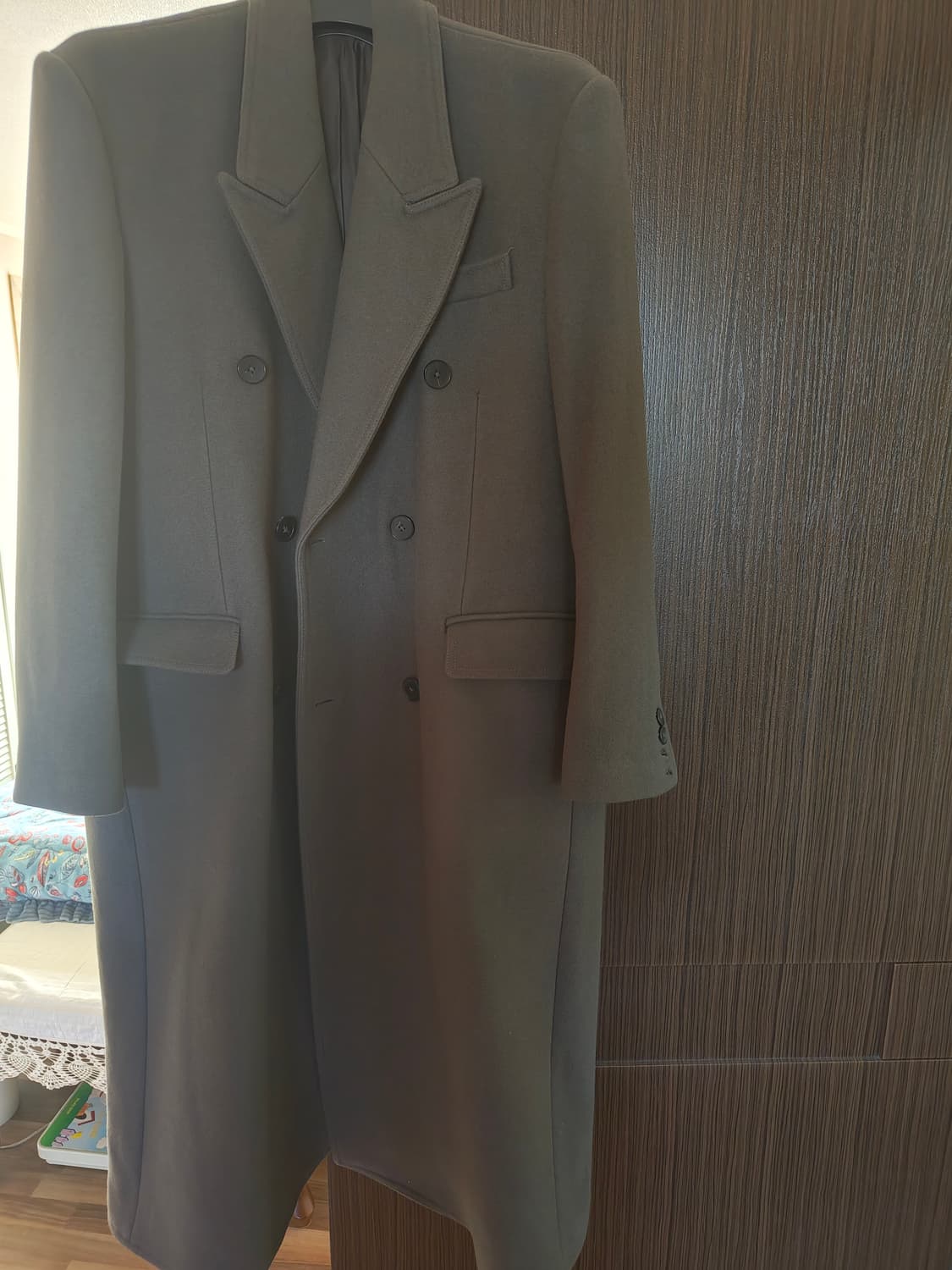 엘무드 엘르하우스 더블 코트 모브 44사이즈 상품이미지3