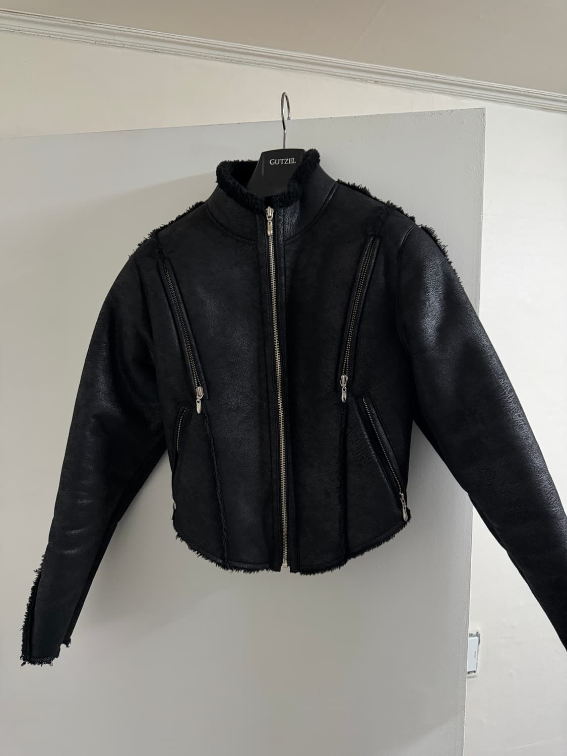 604 service 서비스 시어링 자켓 무스탕 s사이즈 상품이미지4