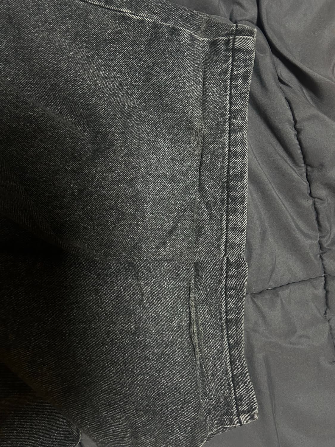 펀치드렁크파티즈 흑청 데님팬츠 상품이미지4