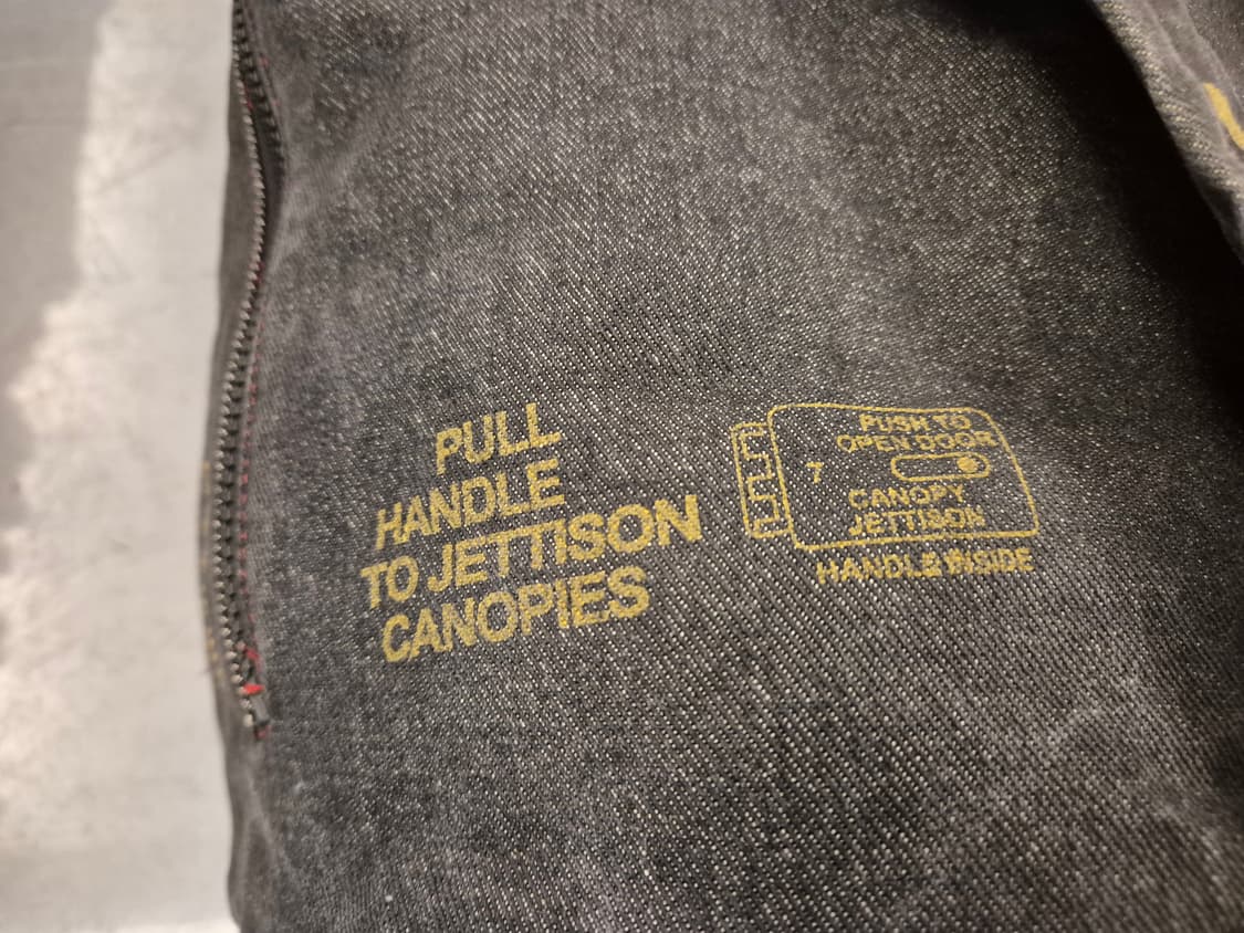 90s AMECO 데님 더플 백 팩 상품이미지5