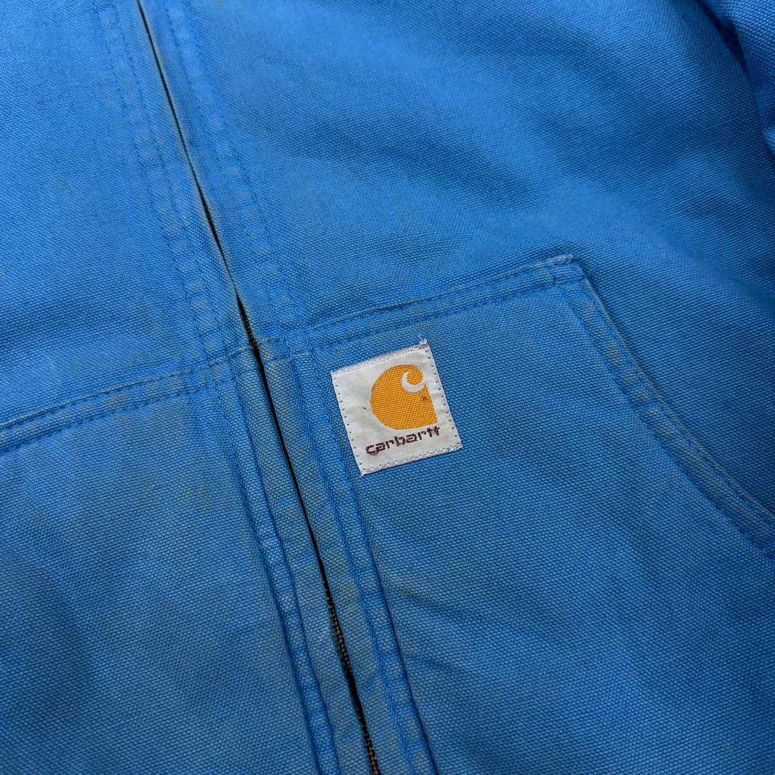 칼하트 J130 덕액티브 후드 워크자켓 하늘색 상품이미지5