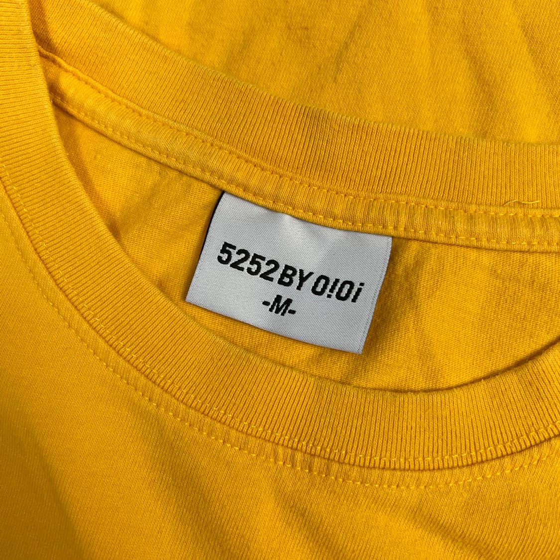 오아이오아이 옐로우 반팔티 M 상품이미지3