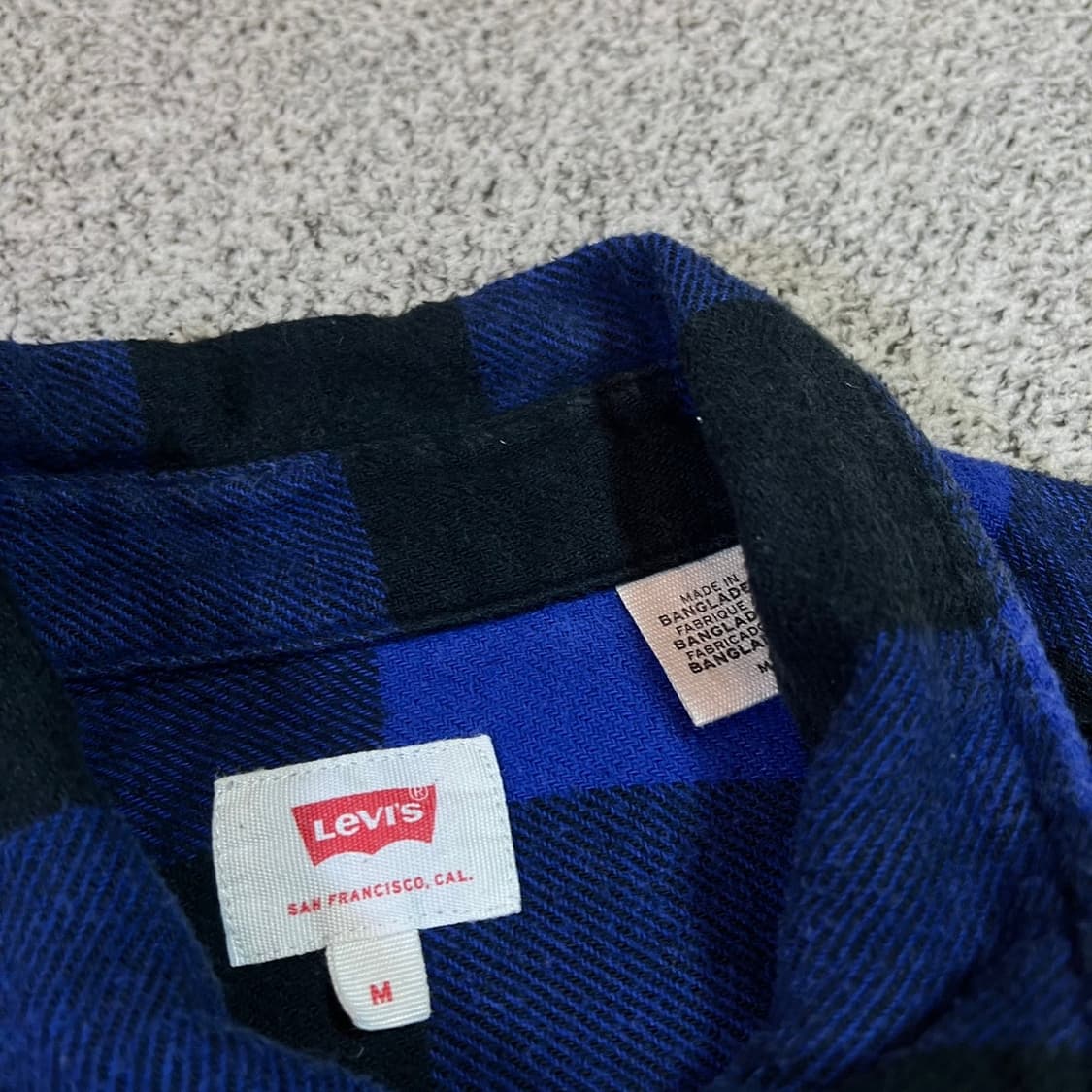 리바이스 타탄체크 셔츠 상품이미지3