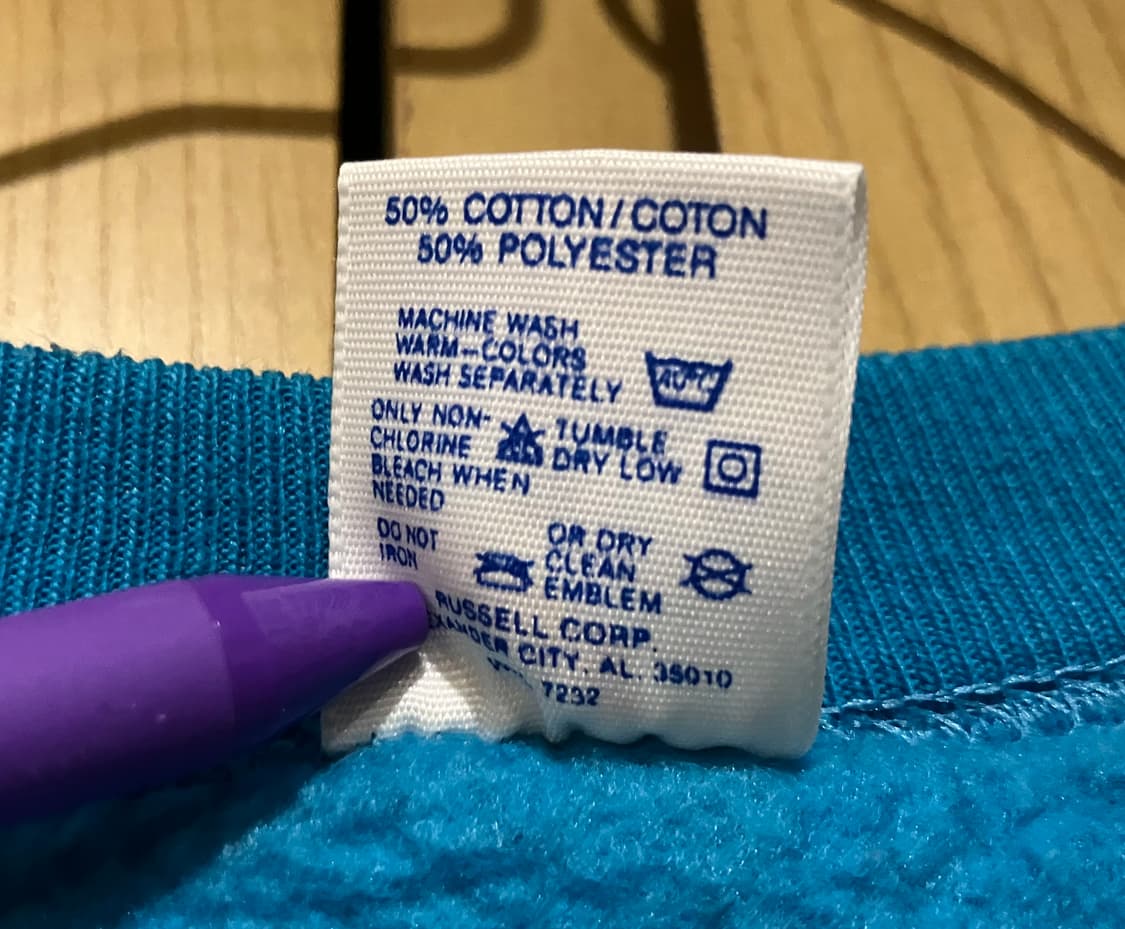 USA 빈티지 90s Jerzees 저지스 50/50 스웻셔츠 XL 러셀 상품이미지3