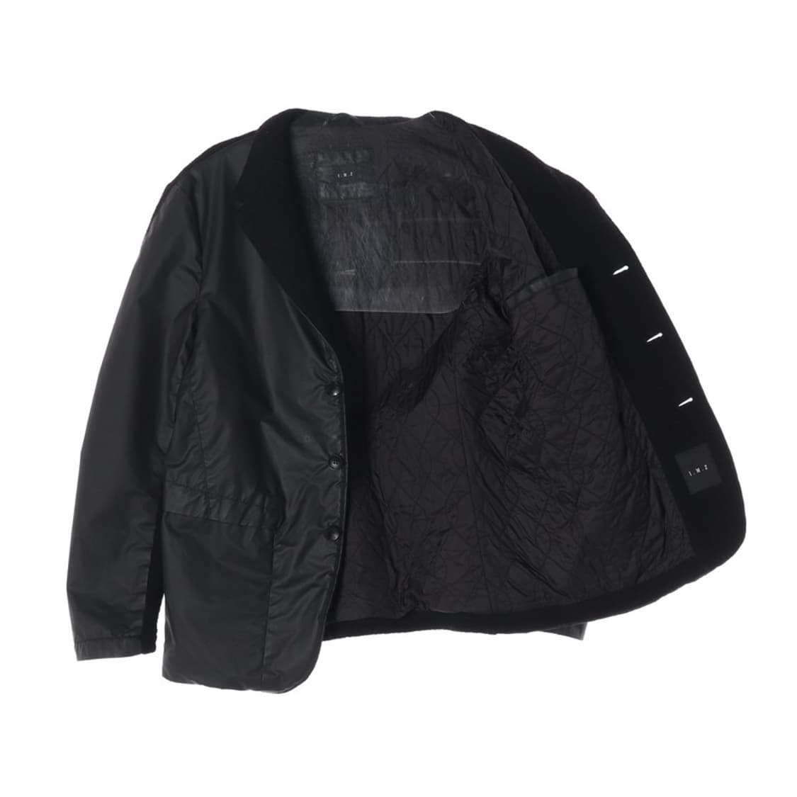 IMZ 배색 퀼팅 라이닝 패딩 블레이저 M 상품이미지2