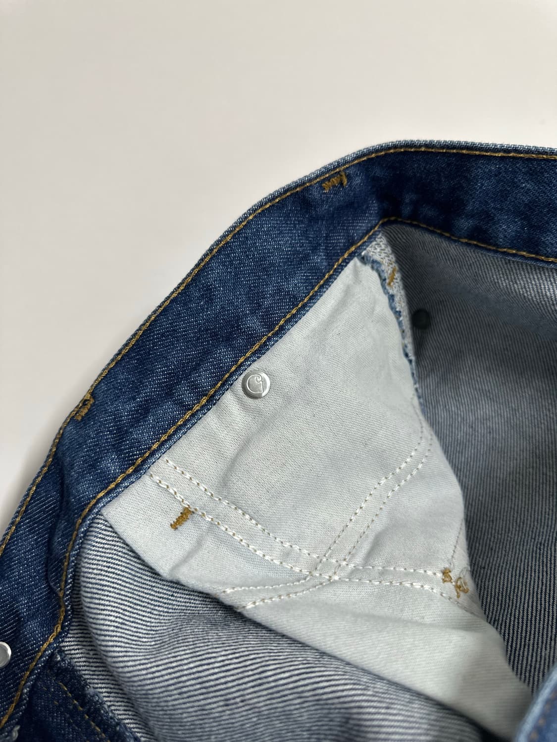 칼하트 B73-DST 더블니 데님 팬츠 33x30 상품이미지9