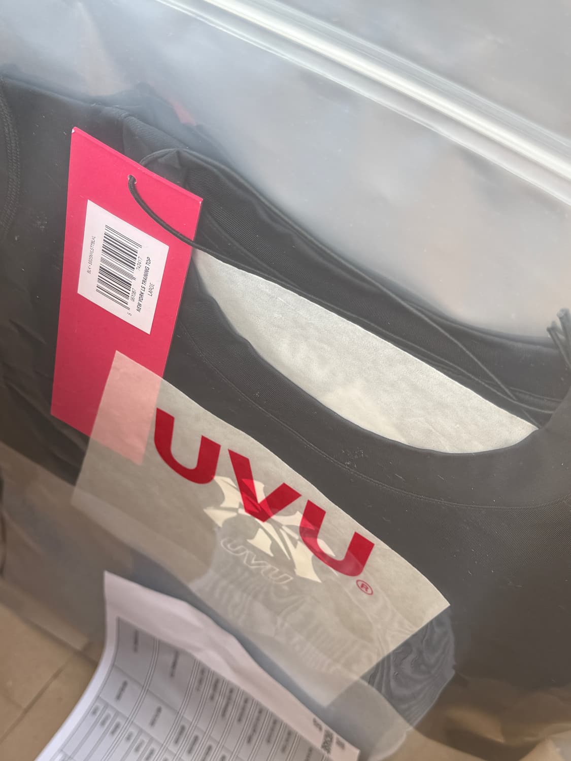 [L] UVU 뉴욕 롱슬리브 트레이닝 탑 상품이미지2