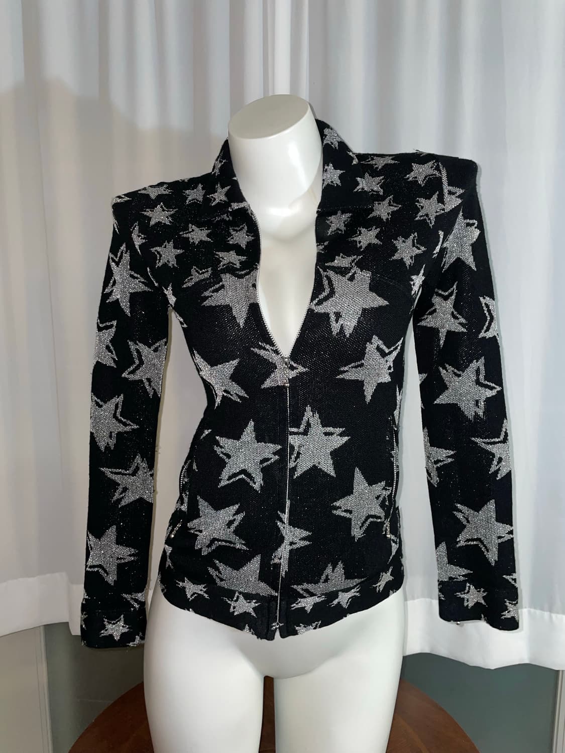 별 니트 집업 상품이미지1