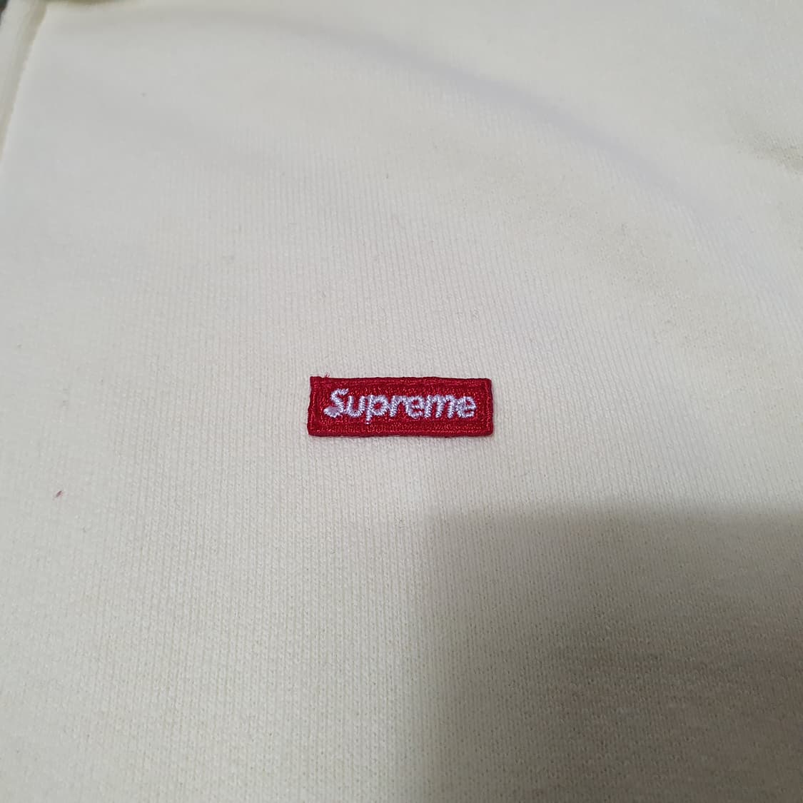 M 슈프림 스몰박스 로고 집업 후드 브라이트 옐로우 후디 Supreme 상품이미지3