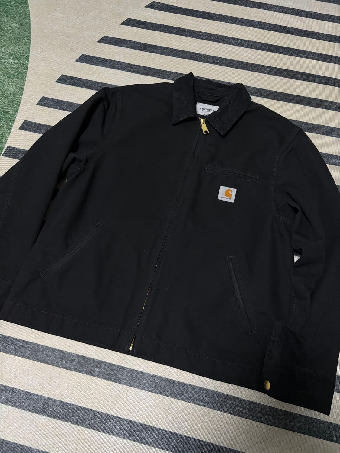 [L]칼하트wip 디트로이트 자켓 블랙 판매합니다. 상품이미지1