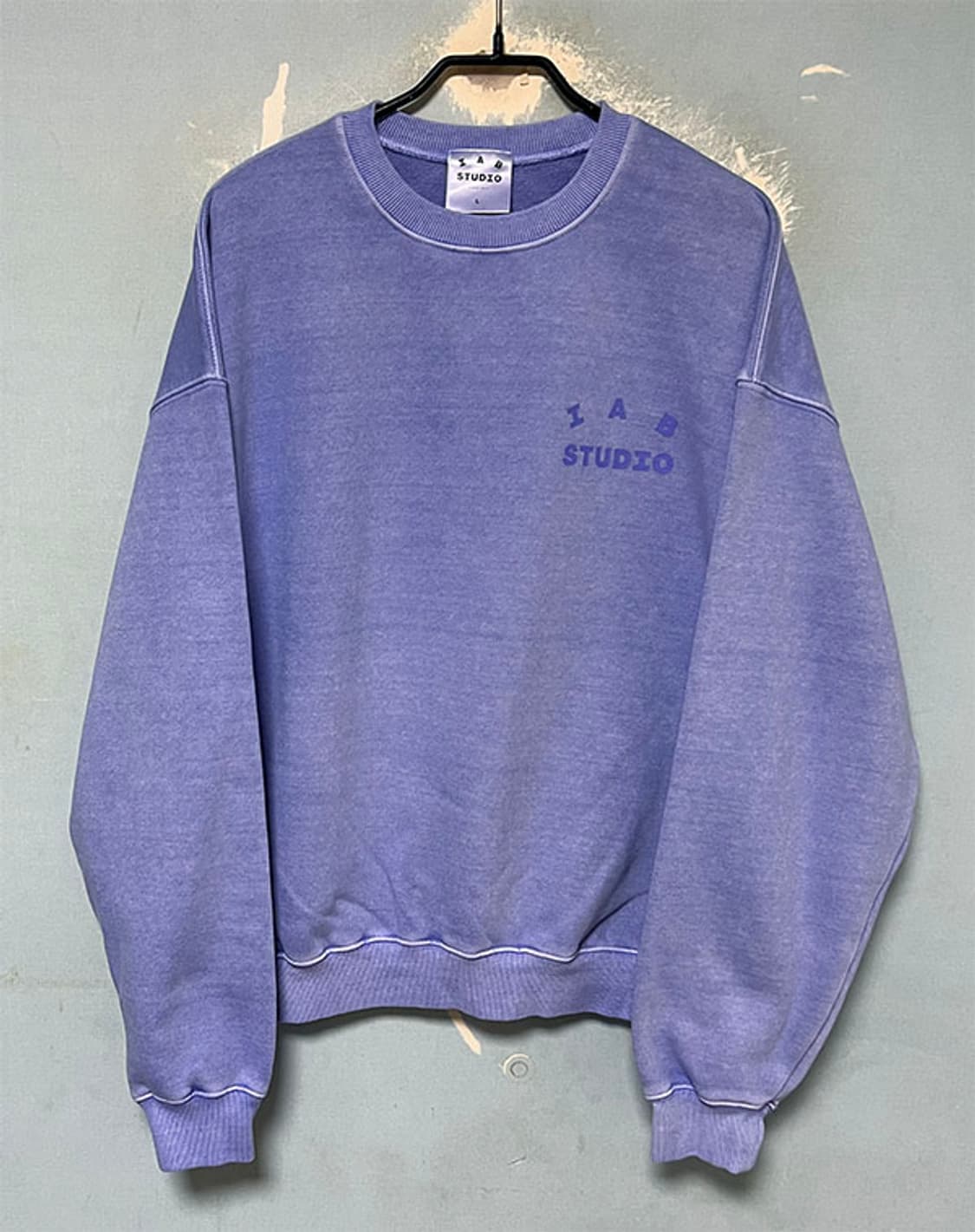 아이앱스튜디오 남자 맨투맨 피그먼트 오버핏 기모 L 100 상품이미지1