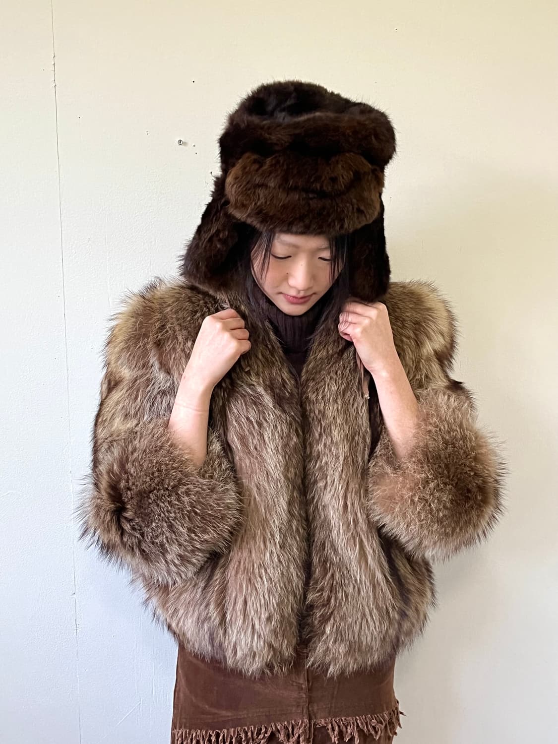 오리지날 폭스 퍼 이어플랩 상품이미지8