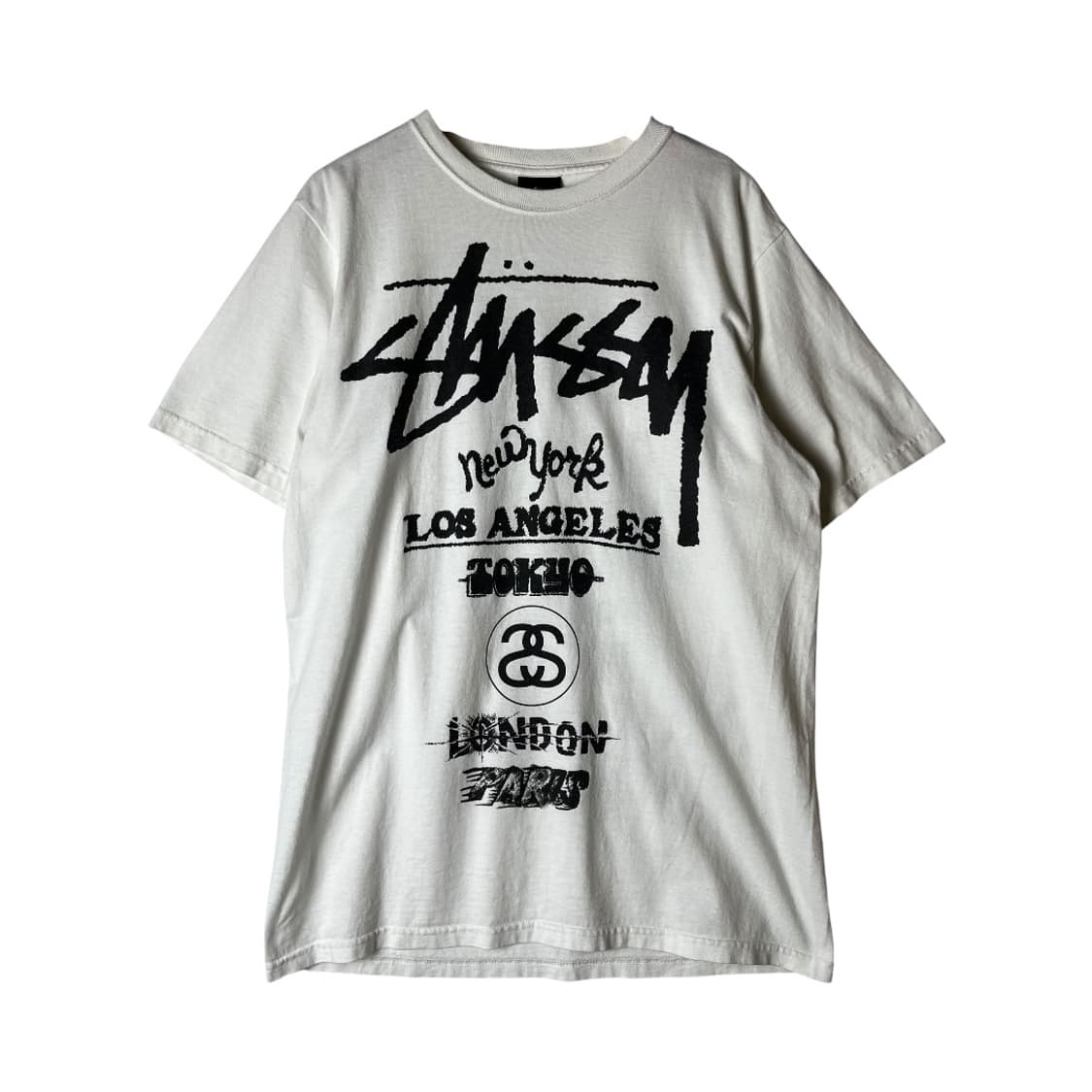 [Stussy] 스투시 월드투어 티셔츠 상품이미지1