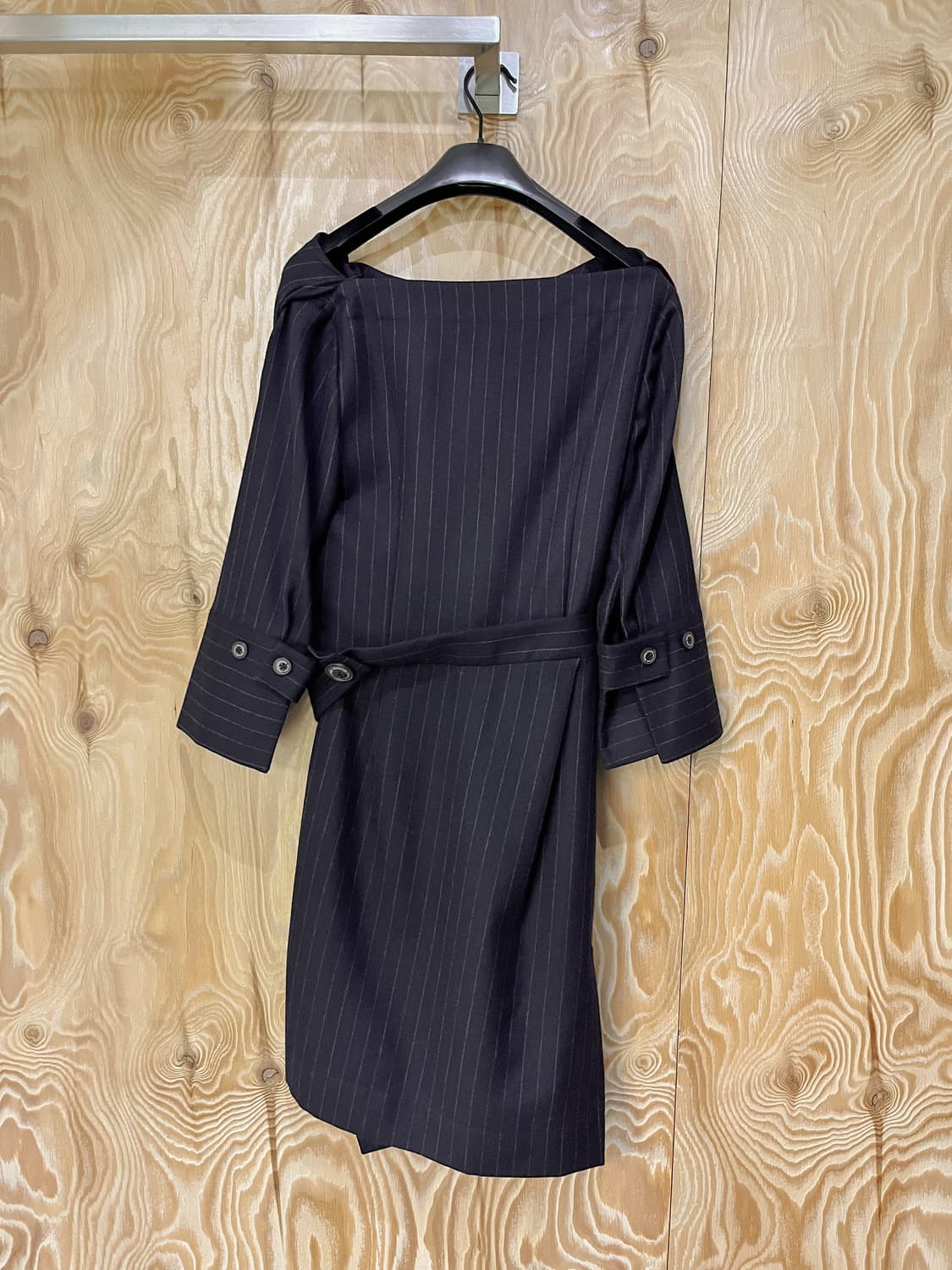 비비안웨스트우드 드레이프 넥 스트라이프 원피스 상품이미지3