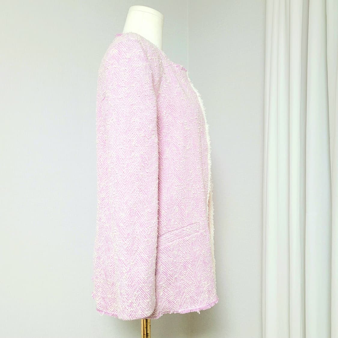 이로 IRO 오픈형 트위드 자켓 가디건 (55/표기36) 상태최상 상품이미지4