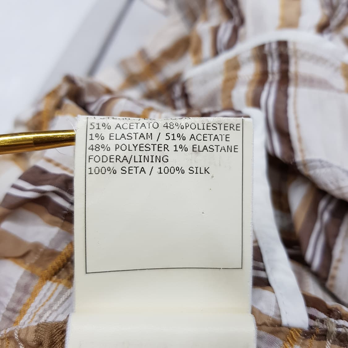 에르마노 설비노 체크 텍스처 트렌치 코트 IT 42사이즈 상품이미지8