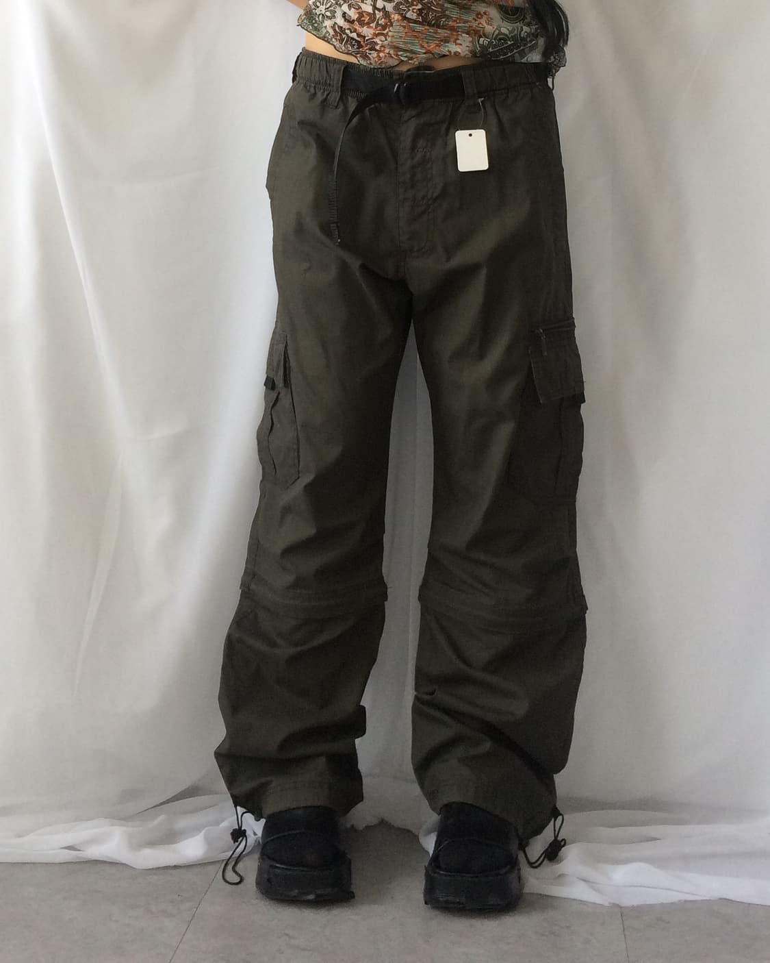 Belted cago pants 상품이미지5