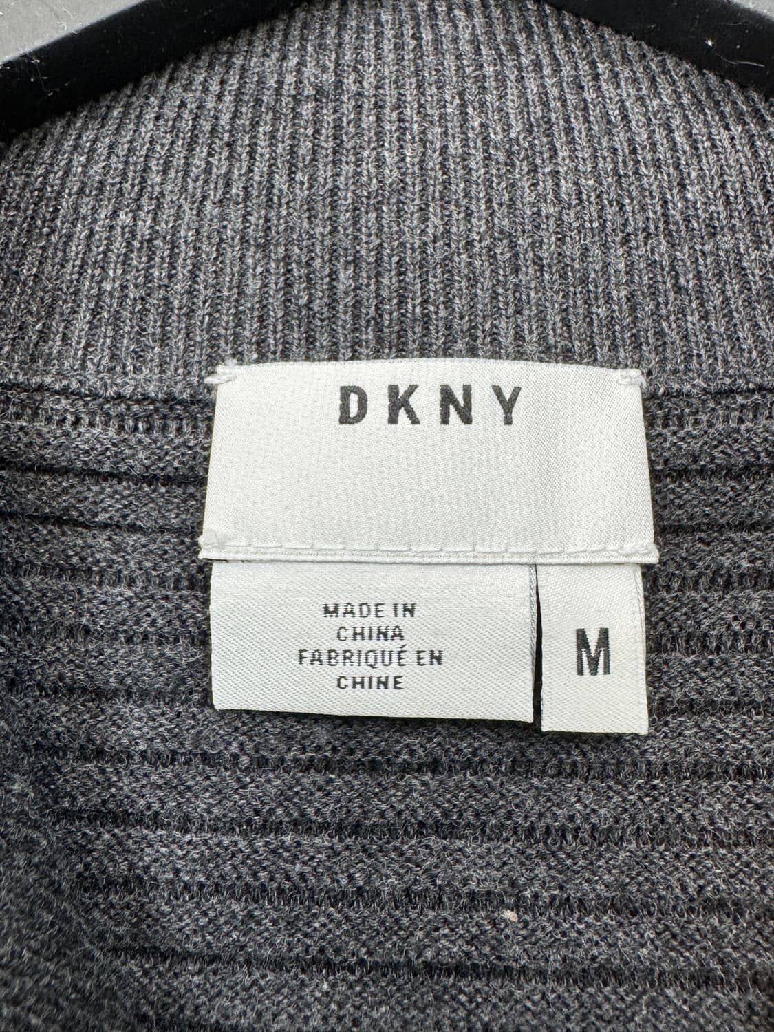 DKNY 리브드 패널 니트 집업 상품이미지5