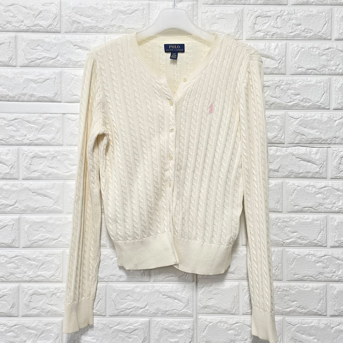 택포) 폴로 랄프로렌 케이블 가디건 14Y 성인S 상품이미지1