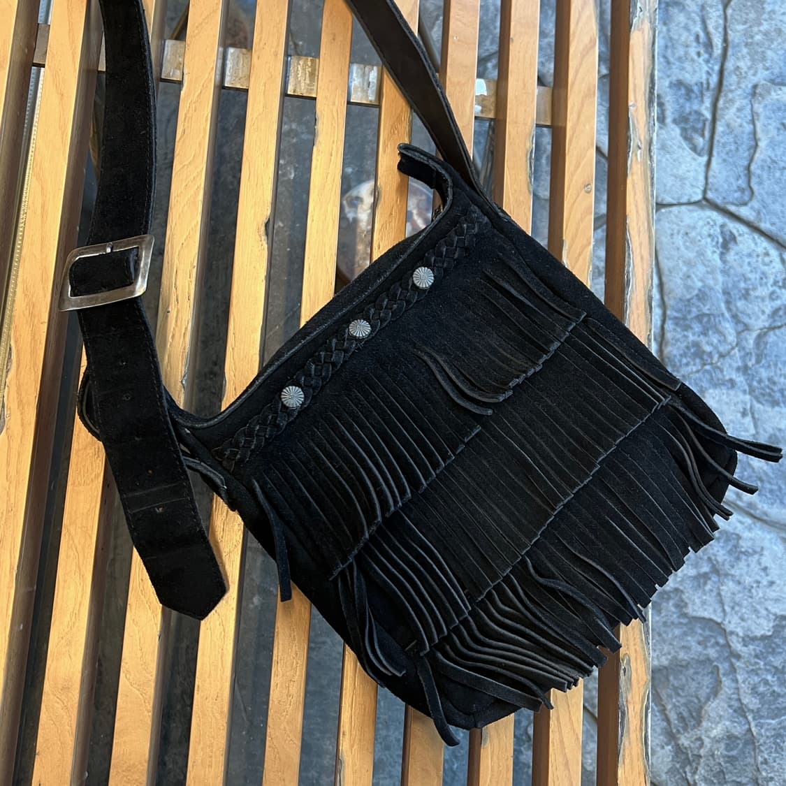 MINNETONKA suede fringe bag 상품이미지1