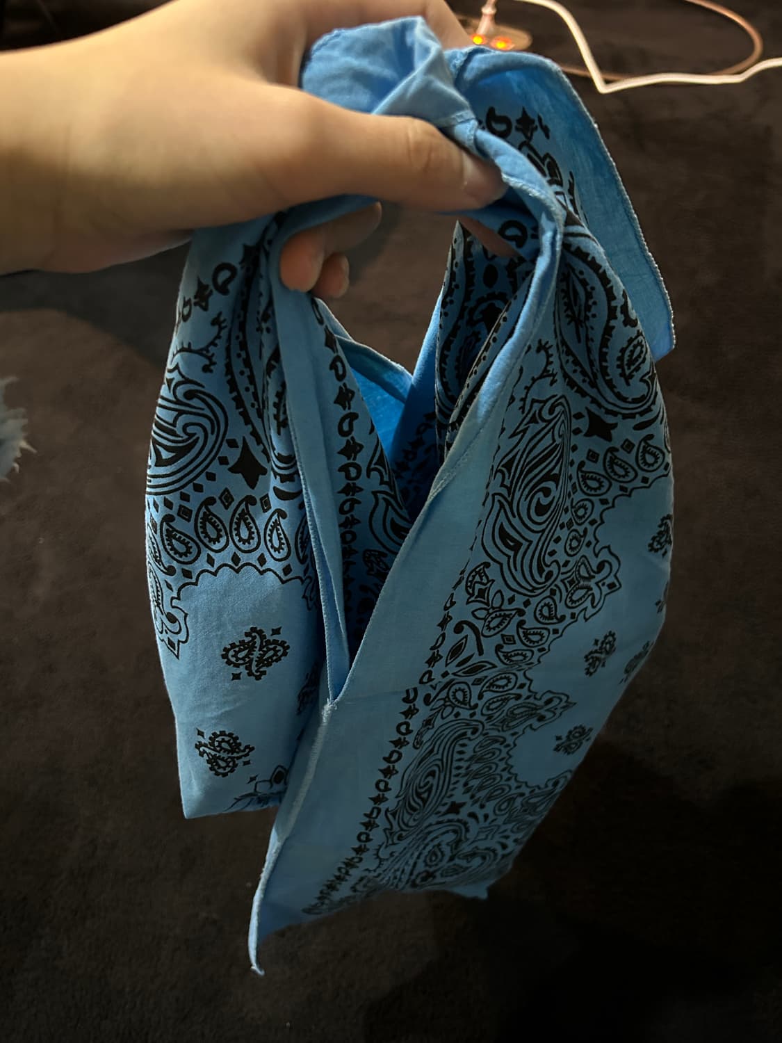 Grandmaison 하바행크 페이즐리 반다나 가방   상품이미지5