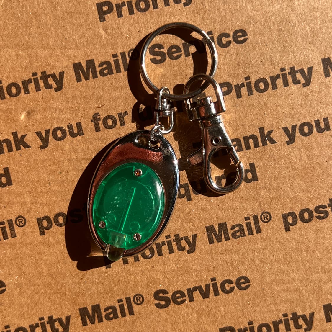 90s vtg Green LED Keyring 상품이미지2