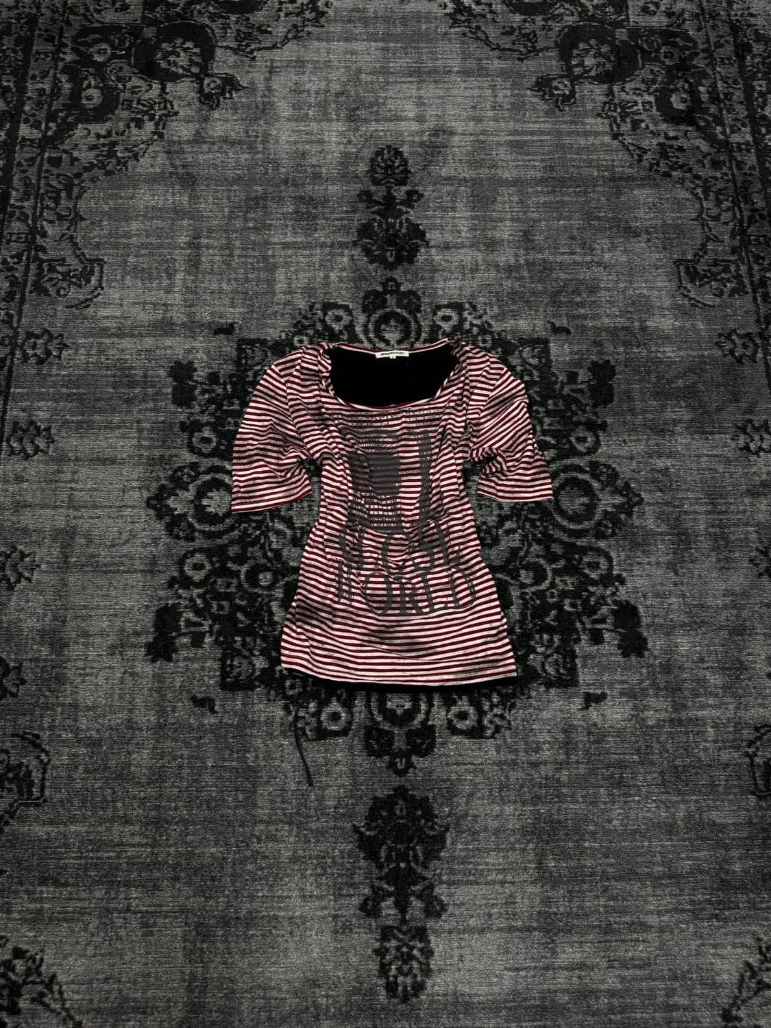 Semantic design 00s pirate stripe drapin 상품이미지1