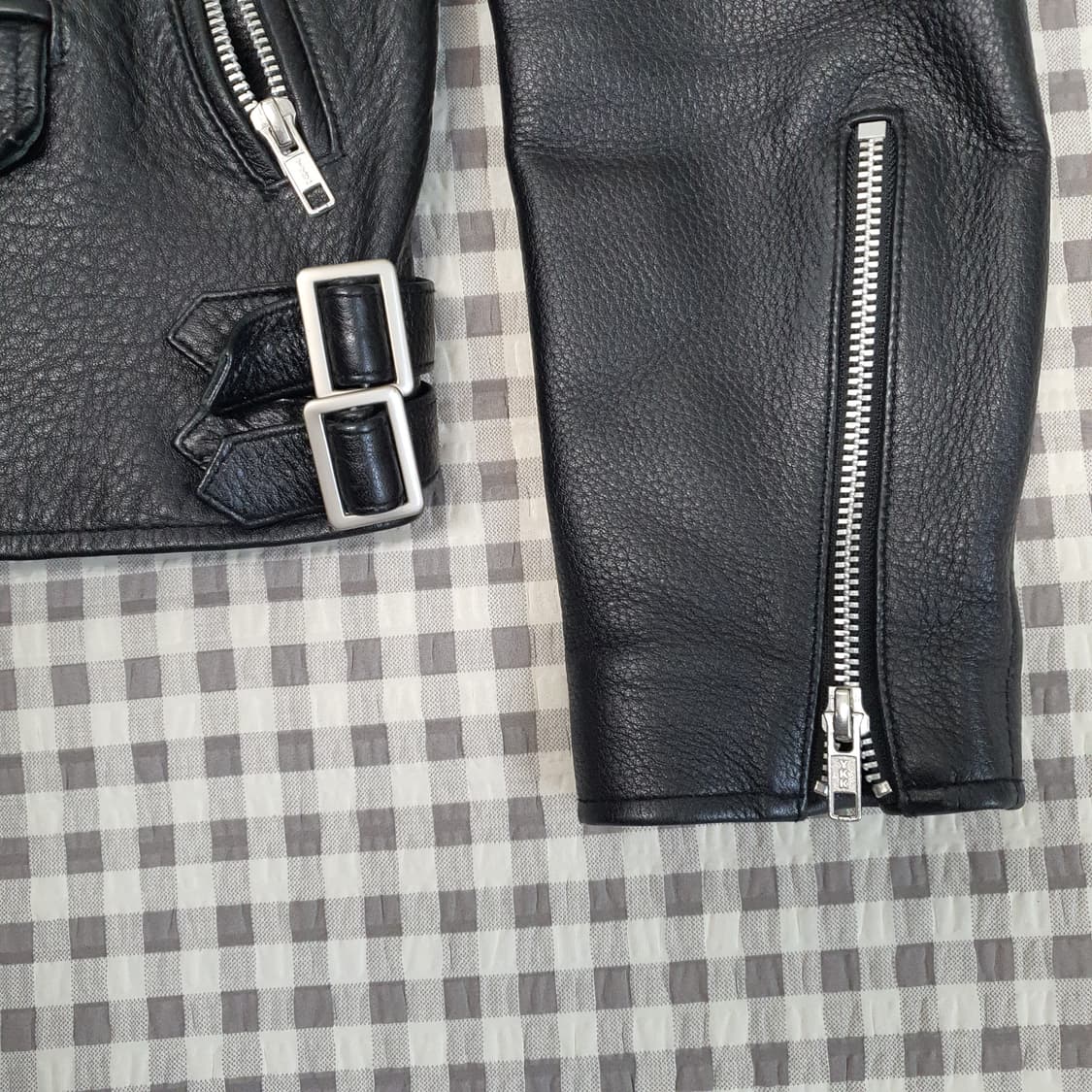 비바스튜디오 컬렉션 라이더 가죽자켓 남자95 상품이미지4