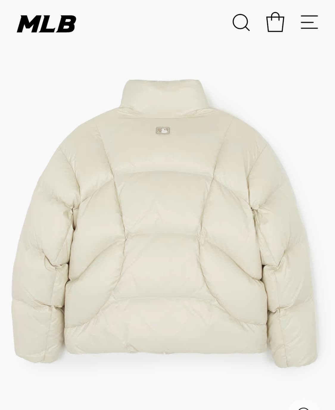 MLB 커브패딩 보스턴 레드삭스 크림 상품이미지2