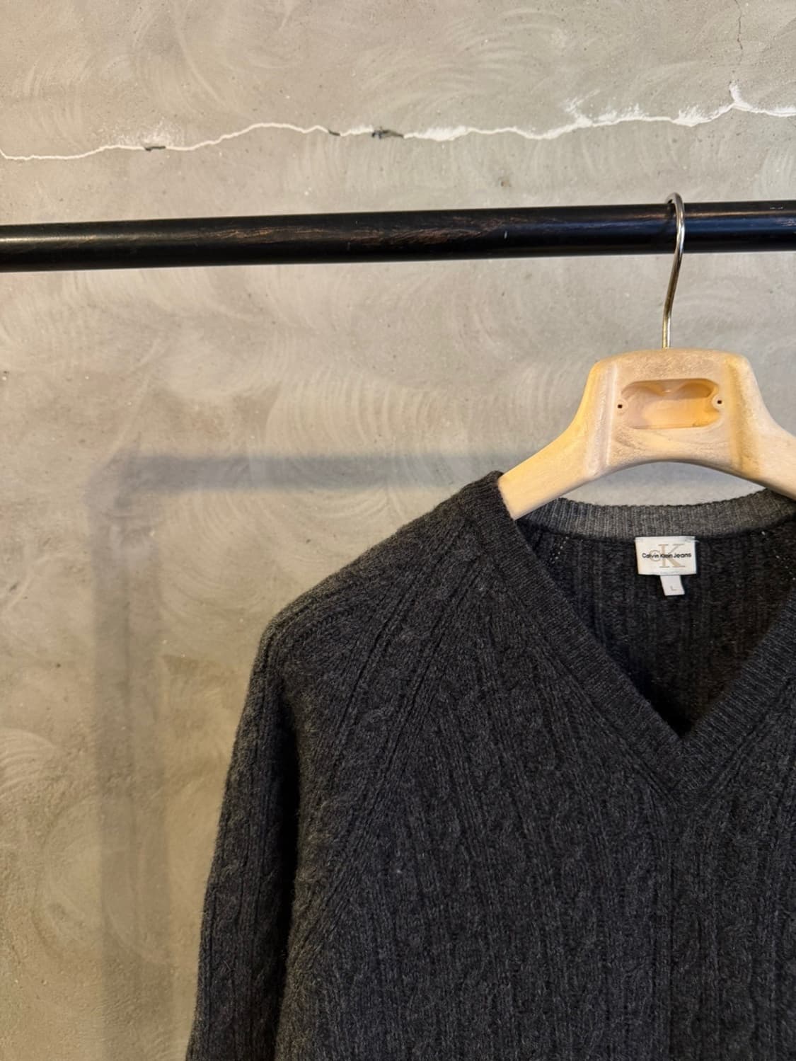 올드 켈빈클라인 케이블니트 남성100-103 상품이미지2