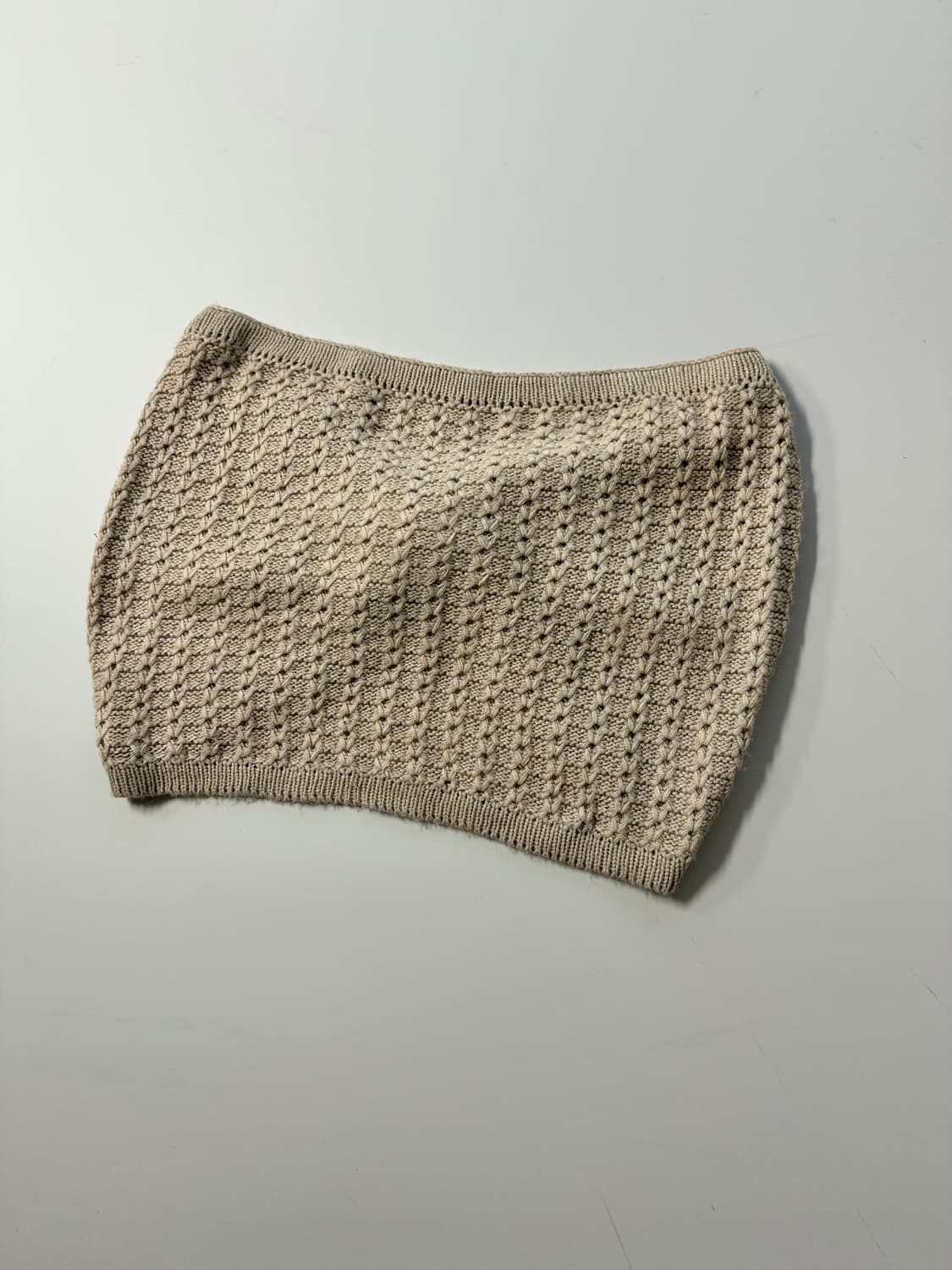 리본 모티프 니트 케이프 상품이미지5