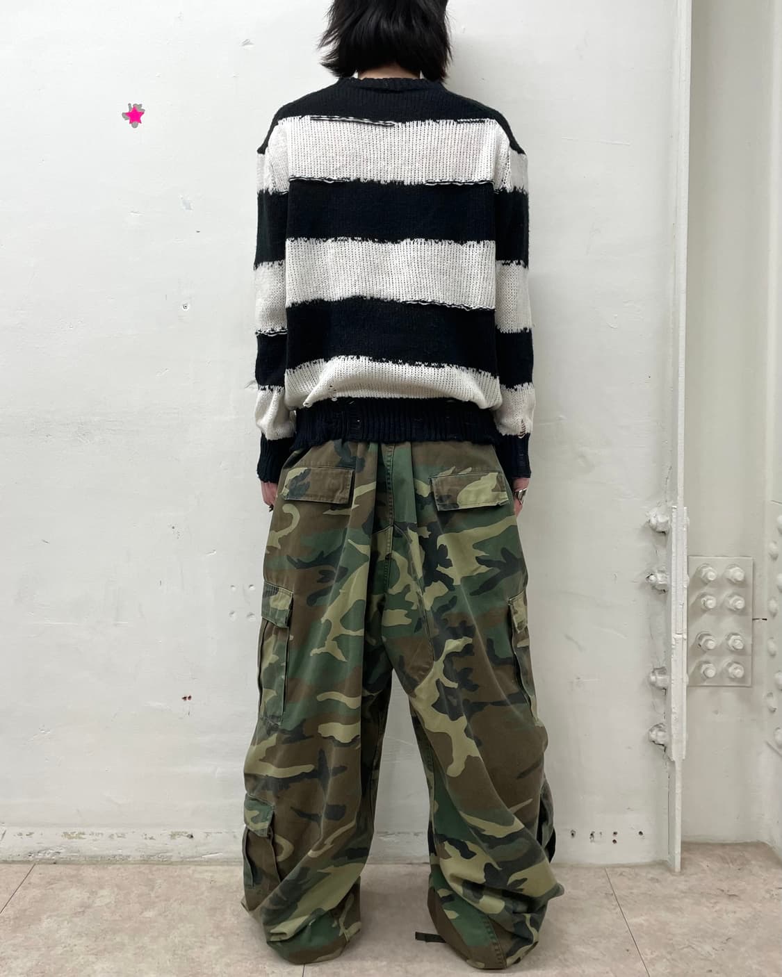 Stripe damage knitwear 상품이미지6