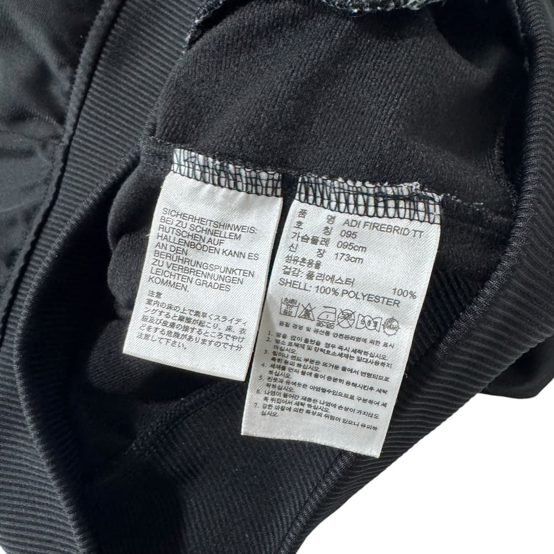 아디다스 블랙 파이어버드 트랙탑 져지 상품이미지4