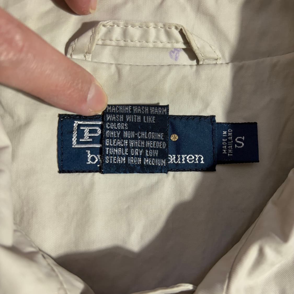 폴로랄프로렌 트렌치코트 베이지(S) 상품이미지5