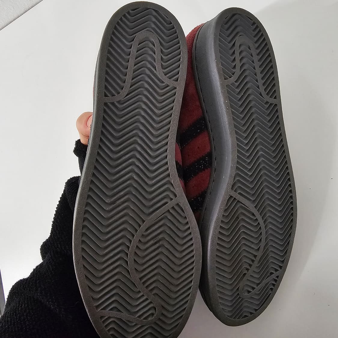 슈퍼스타 쉐도우 레드코어 블랙 레드 상품이미지4