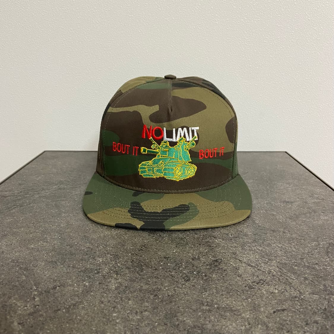 (OS) 슈프림 5패널 볼캡 모자 노리밋 우드랜드 카모 상품이미지1