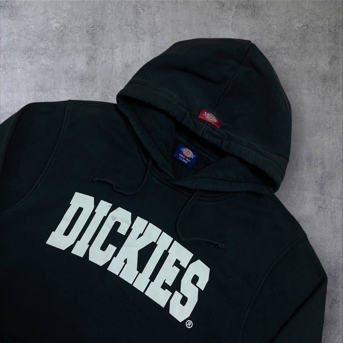 디키즈 스펠아웃 블랙 후드티 상품이미지2