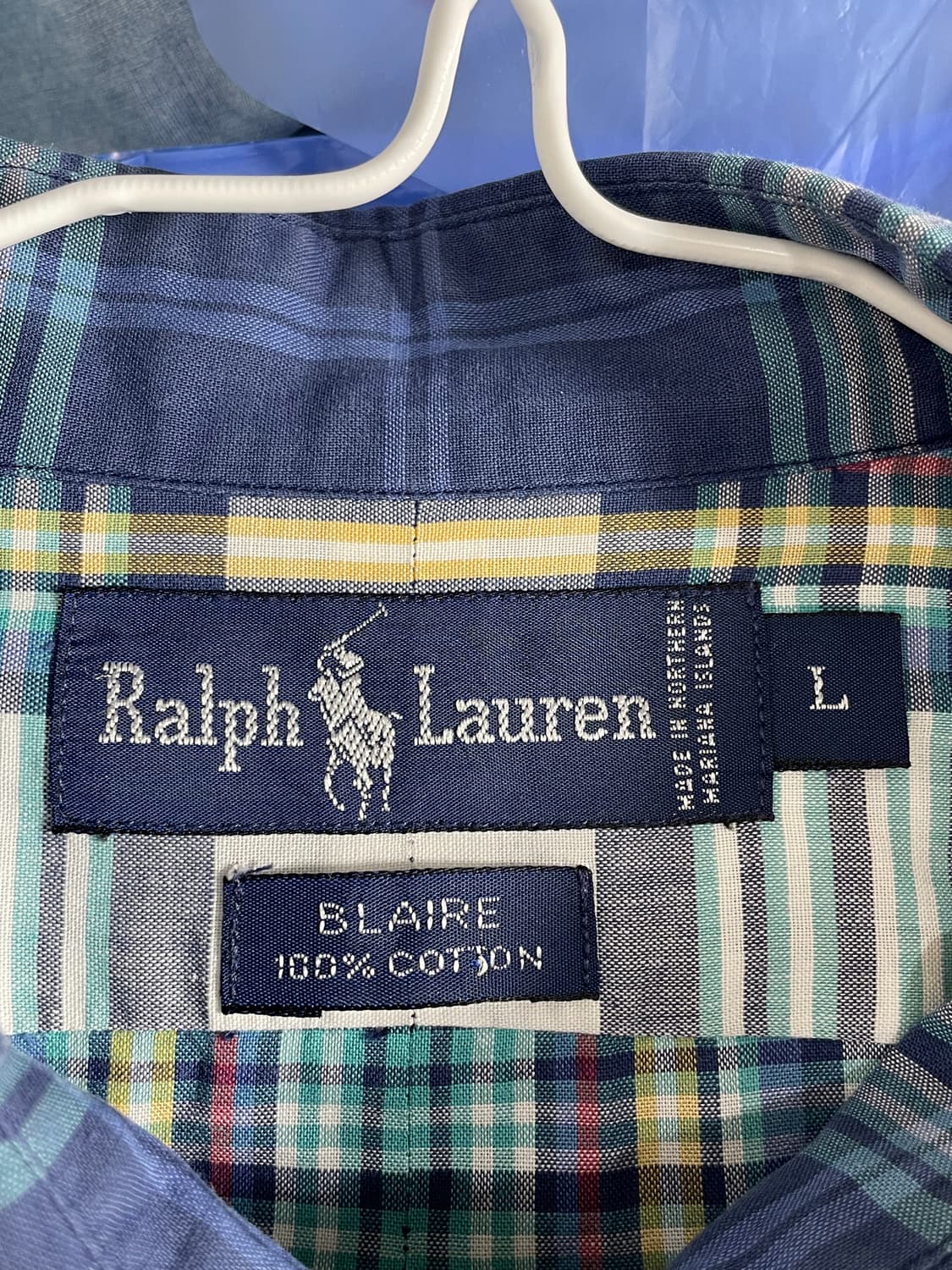 폴로 랄프로렌 체크 셔츠 상품이미지2