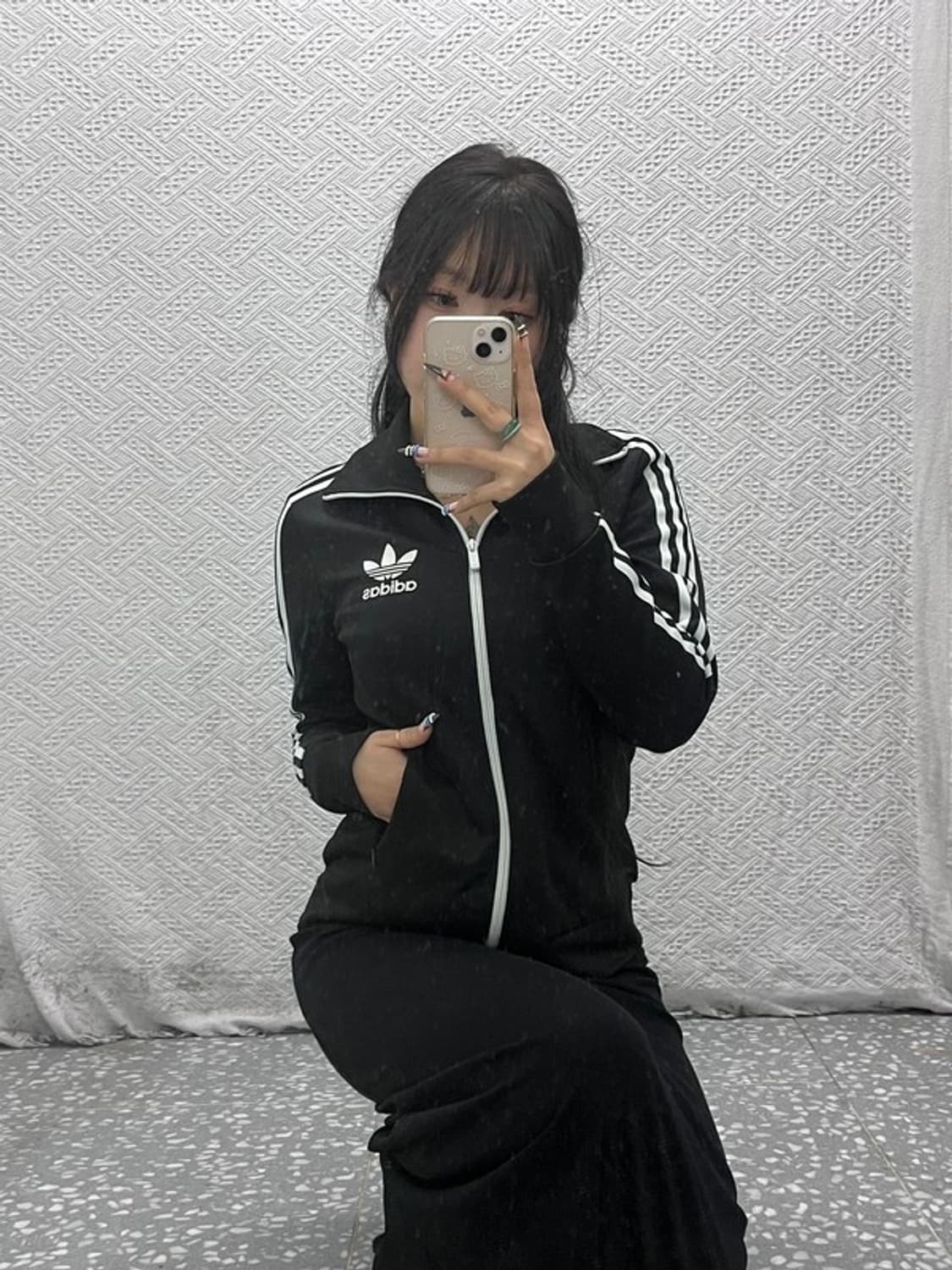 아디다스 유로파 올드스쿨 빈티지 삼선 져지 집업 95 C07758 상품이미지2