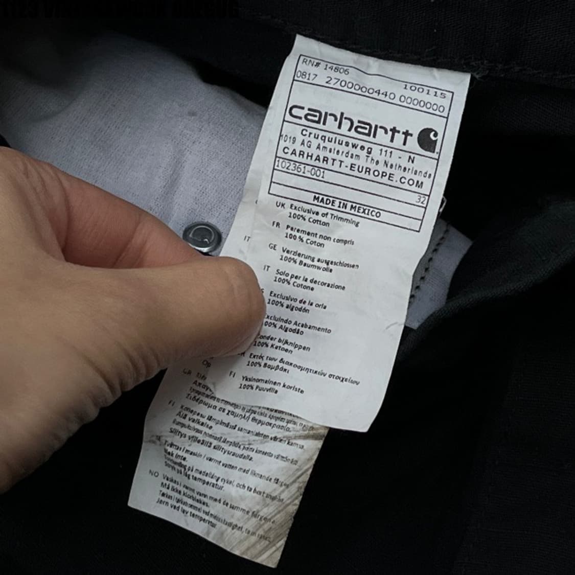 칼하트 반바지 31-32 상품이미지4