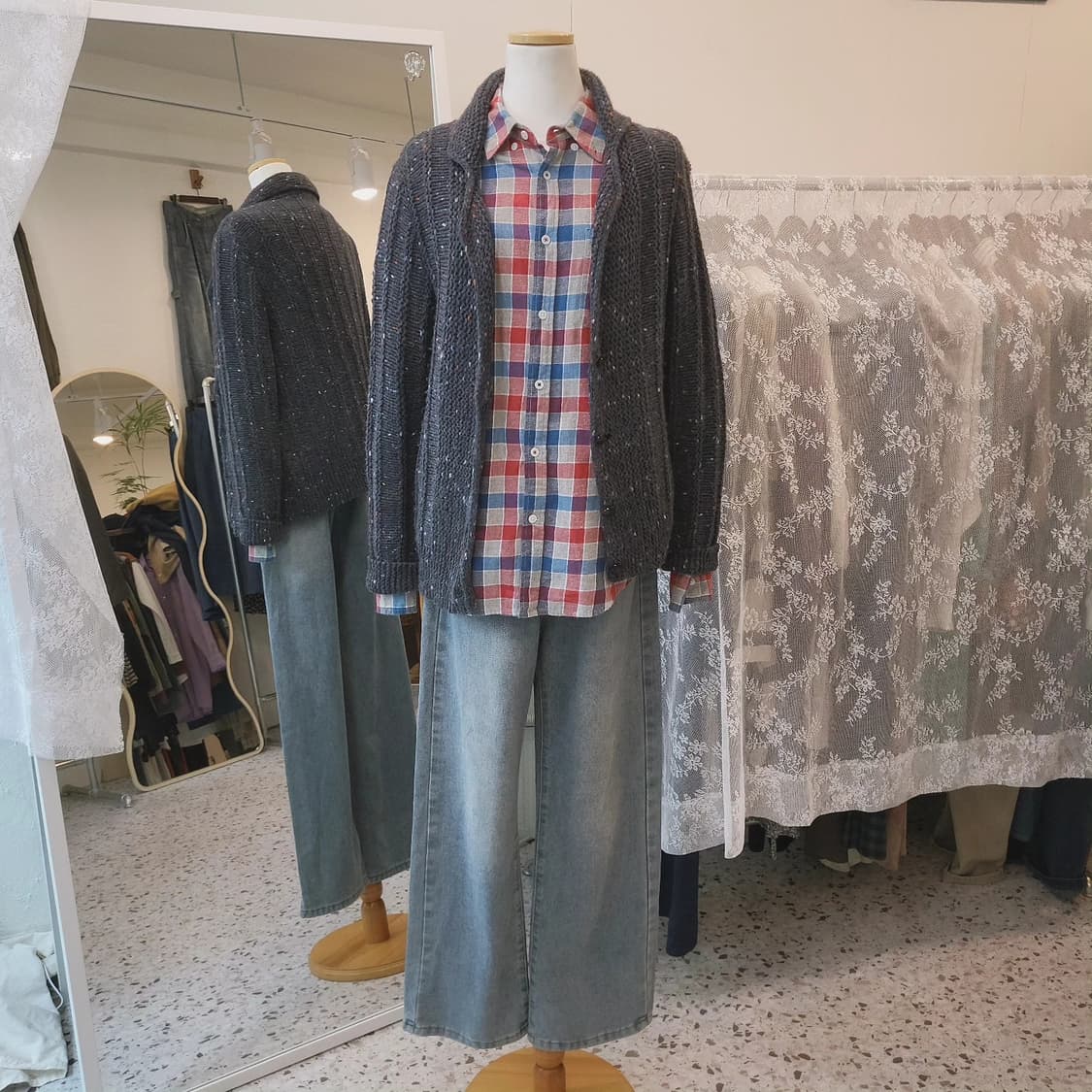 Beams Heart 멀티체크 셔츠 상품이미지9