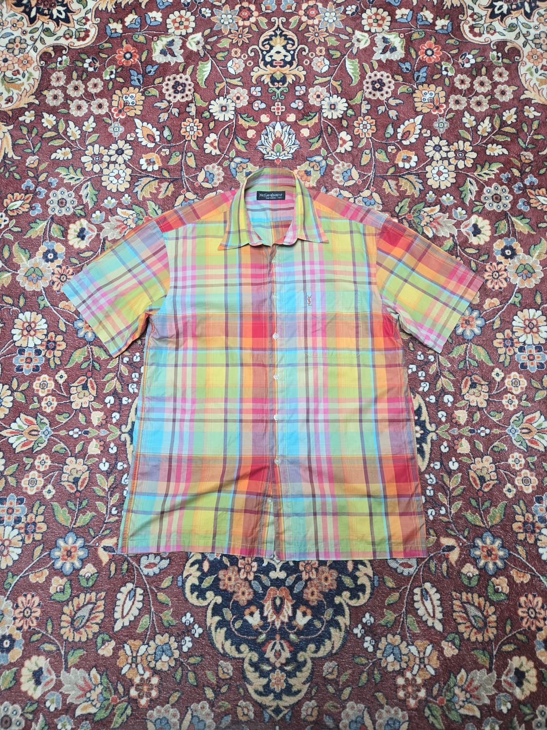 Yves Saint Laurent 2002 Multi-Color 체크셔츠 상품이미지1