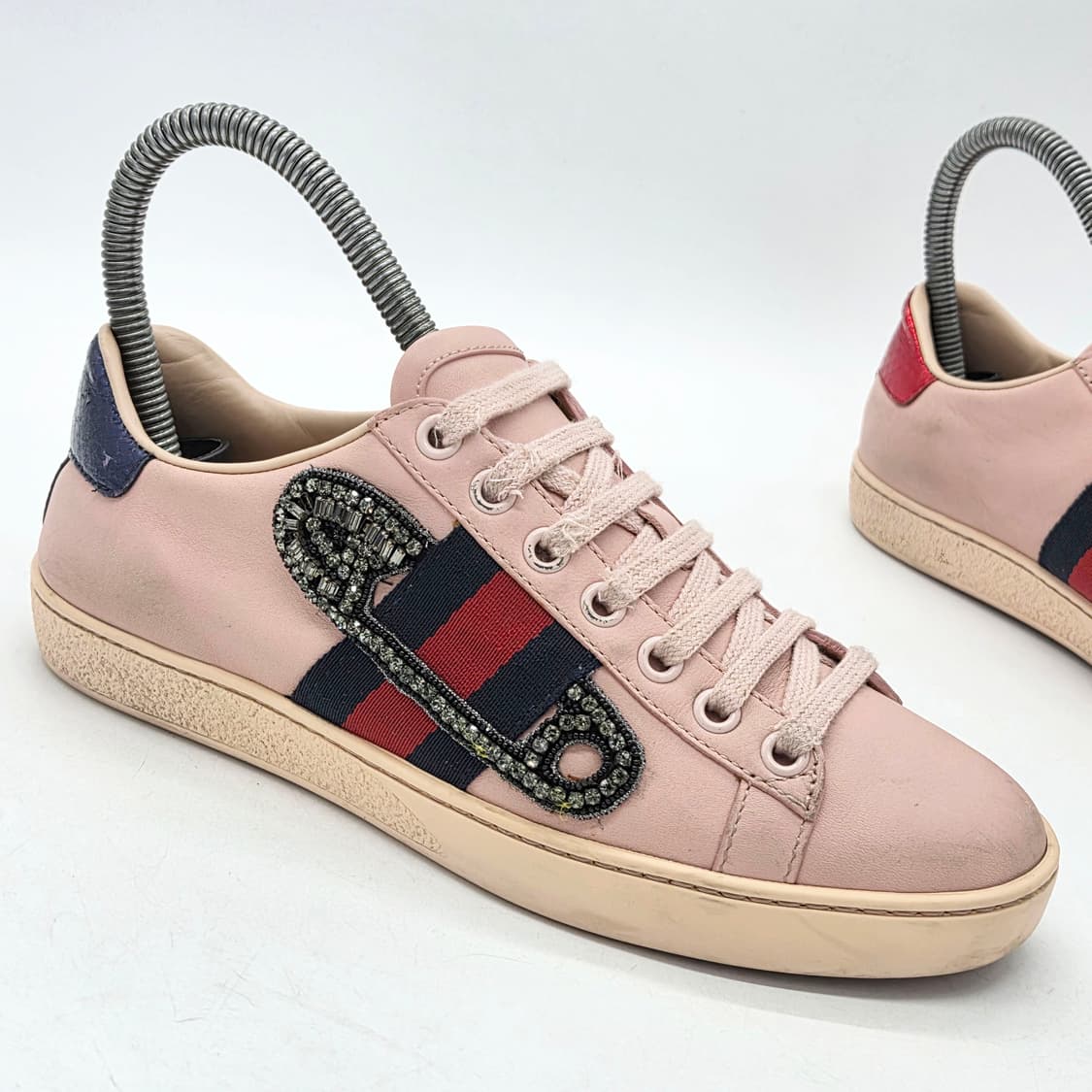 구찌 우먼스 에이스 스니커즈 크리스탈 핑크 (34) 상품이미지5